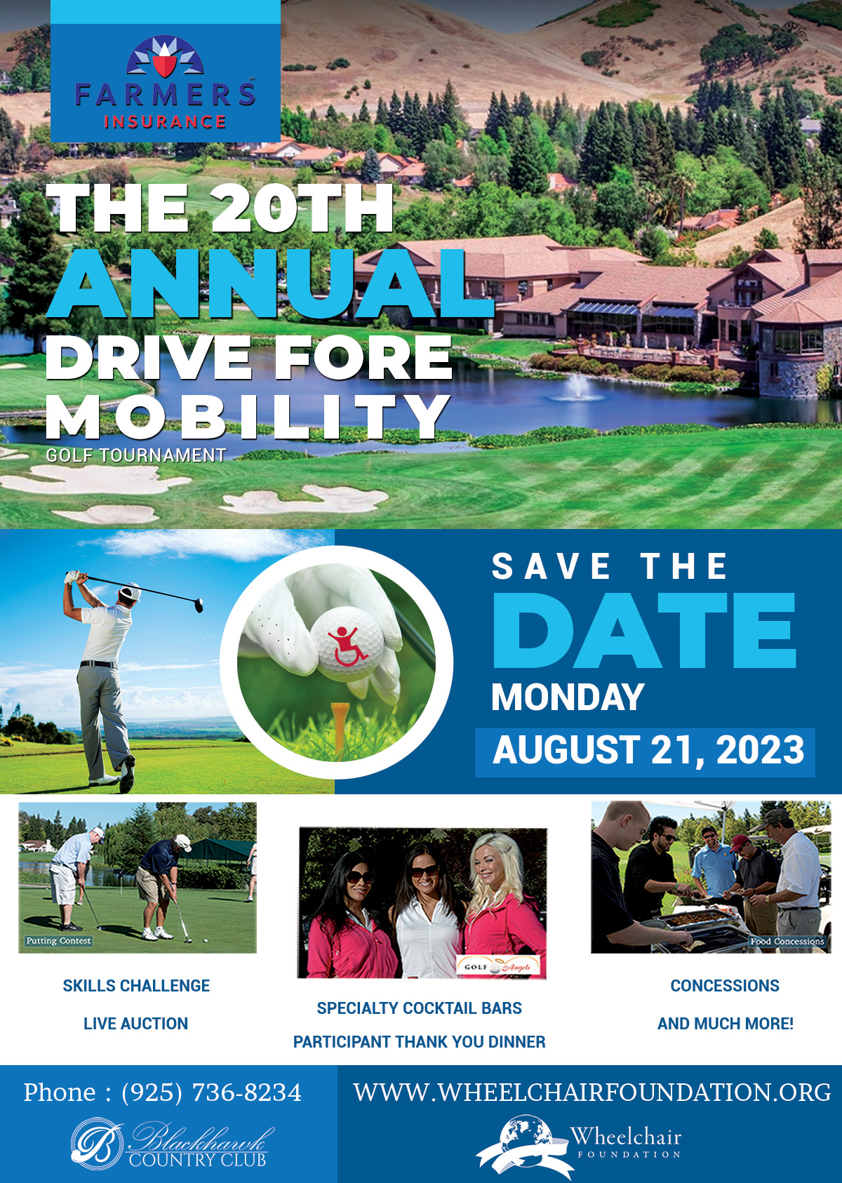 2023 DFM Golf Tournament Flyer
